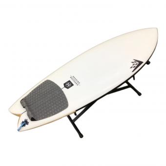 FIRE WIRE ショートボード 5'6×21 1/4×2 1/2 32.7L ホワイト×ブラウン SEASIDE MACHADO クアッドフィンタイプ