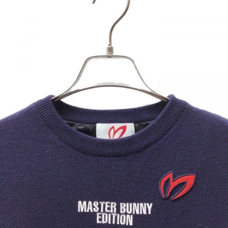 MASTER BUNNY EDITION (マスターバニーエディション) ゴルフセーター 159-9270152 レディース SIZE S ネイビー ゴルフウェア