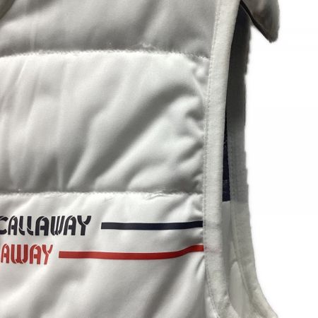 Callaway (キャロウェイ) キルティングベスト C21216200 レディース SIZE M ホワイト  ゴルフウェア