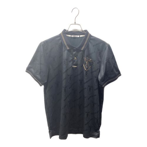 MARK&LONA (マークアンドロナ) Fader Pile Polo 2023SS ポロシャツ MLM-0A-AP05 メンズ SIZE XL ブラック ゴルフウェア