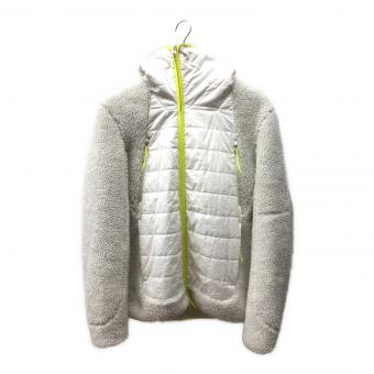 Icebreaker (アイスブレーカー) トレッキングウェア(フリース) メンズ SIZE M ホワイト リアルフリースメリノハイパイルジップフーディー