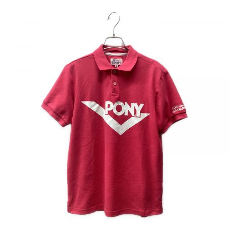 JACK BUNNY (ジャックバニー)×PONY ポロシャツ 262-9160521 メンズ SIZE M ピンク ゴルフウェア