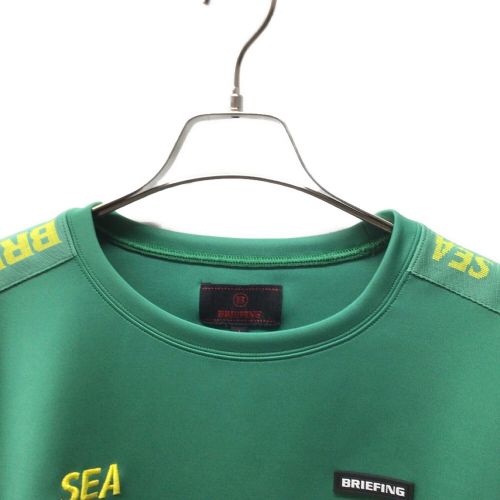 BRIEFING (ブリーフィング)  WIND AND SEA  BGW223M06 メンズ SIZE L グリーン スウェット ゴルフウェア