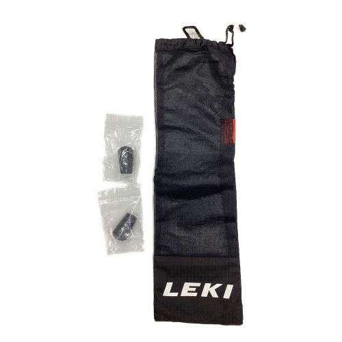 LEKI (レキ) トレッキングポール 110-130cm ブラック ブラックシリーズ マイクロバリオカーボン 6492900 未使用品