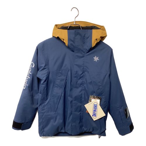 GOLDWIN (ゴールドウイン) スキーウェア(ジャケット) メンズ SIZE XS ネイビー×ブラウン カラーフードジャケット G121307P