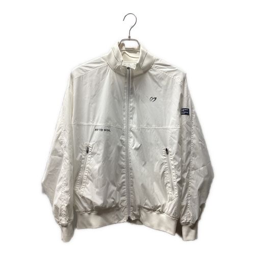 MASTER BUNNY EDITION (マスターバニーエディション) ジップブルゾン  758-1220001 メンズ SIZE M ホワイト ゴルフウェア