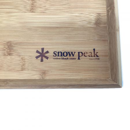 Snow peak (スノーピーク) オリジナル竹製トレーL アウトドア食器