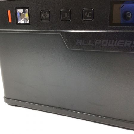 ALL POWERS(オールパワーズ) ポータブルパワーステーションS1500 AP-SS-008 ポータブル電源