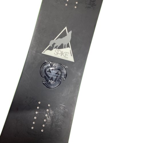 ELAN (エラン) スノーボード 150cm ブラック×グリーン 2022-23モデル デッキパッド付 2x4 ハイブリッドキャンバー SPIKE