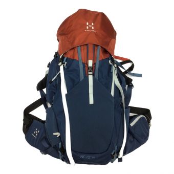 HAGLOFS (ホグロフス) バックパック ブルー×オレンジ NEJD 55 50L～(テント泊)