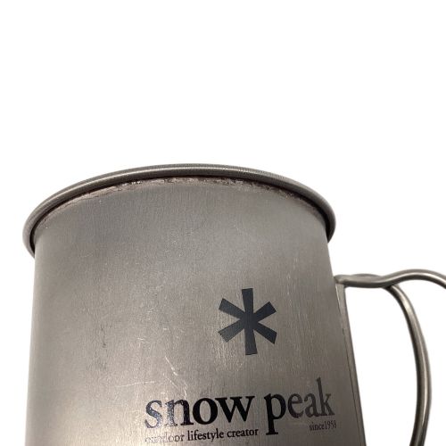 Snow peak (スノーピーク) アウトドア食器 450ml 雪峰祭2017 鯛EDITION 廃盤品 FES-250 チタンシングルマグ