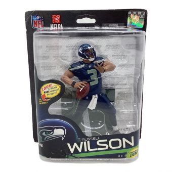 NFL (エヌエフエル) アメリカンフットボール ラッセルウィルソンフィギュア 未使用品