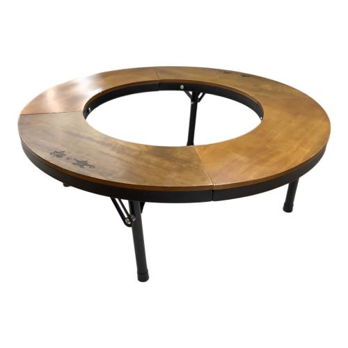 LOGOS (ロゴス) アウトドアテーブル 約75x75x27.5cm Aladdin 81064107 ストーブテーブル ウッド