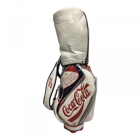 Coca Cola (コカコーラ) キャディバッグ トリコロールカラー