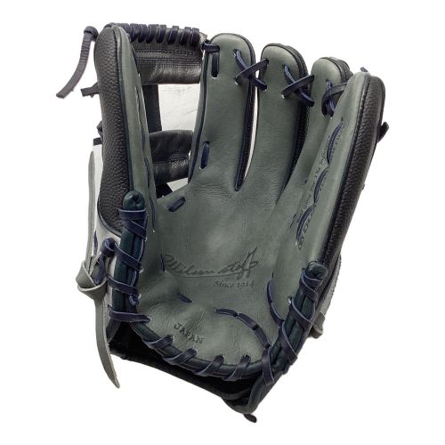 Wilson (ウィルソン) 軟式グローブ グレー×ネイビー ケース付 DUAL 内野用 外崎モデル