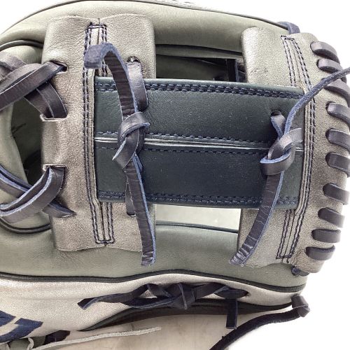 Wilson (ウィルソン) 軟式グローブ グレー×ネイビー ケース付 DUAL 内野用 外崎モデル