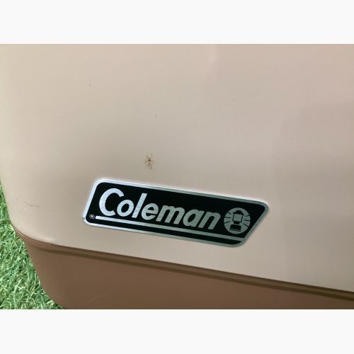 Coleman (コールマン) クーラーボックス 54QT/51L ベージュxブラウン 2161177 スチールベルトクーラー(バターナッツ)