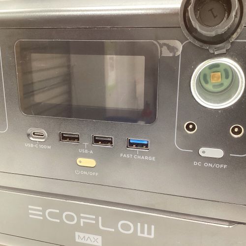 ECOFLOW (エコフロー) ポータブル電源 576Wh ブラック RIVER600MAX