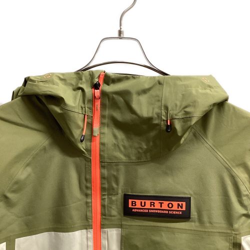 BURTON (バートン) スノーボードウェア(ジャケット) メンズ SIZE L オリーブ×ベージュ 22820 アノラック 21-22 GORE BREAKER ANRK GORE-TEX