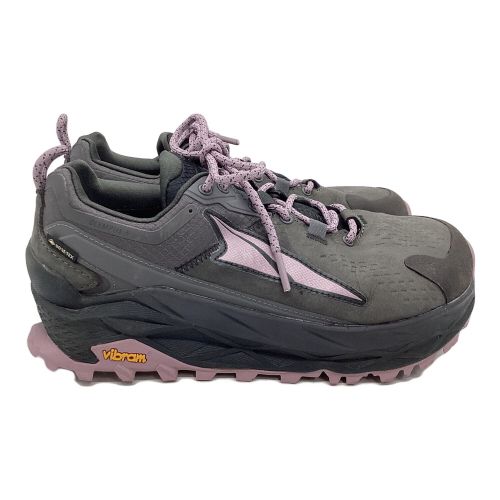 ALTRA (アルトラ) トレッキングシューズ レディース SIZE 25.5cm グレー×ピンク GORE-TEX OLYMPUS 5 HIKE LOW GTX AL0A7R76014