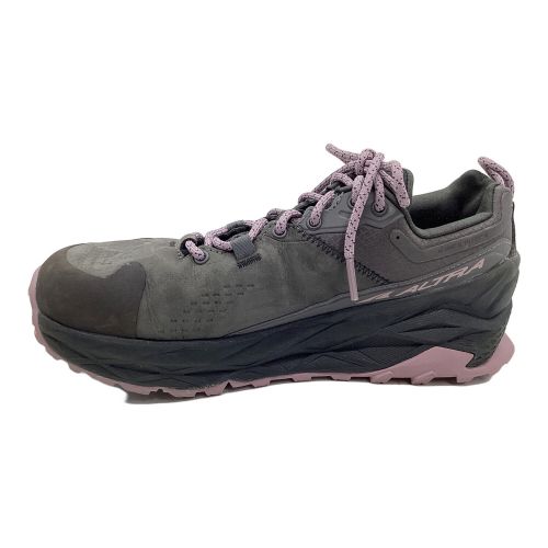 ALTRA (アルトラ) トレッキングシューズ レディース SIZE 25.5cm グレー×ピンク GORE-TEX OLYMPUS 5 HIKE LOW GTX AL0A7R76014