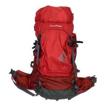 mont-bell (モンベル) バックパック 80L レッド TREKKING PACK80 背面長 約41～45cm 50L～(テント泊)