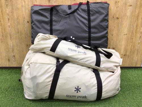 Snow peak (スノーピーク) ツールームテント 22年 FES-195 ランドロックMアイボリーオプションセット 約590×350×205cm