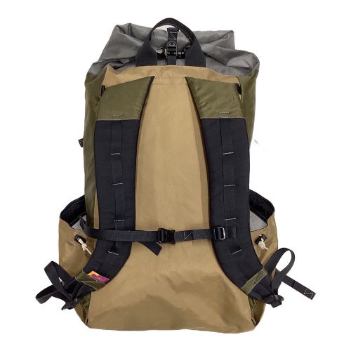 ZQNTPACK バックパック カーキ 432g ECOPACK 背面長 約41～45cm 21-30L(日帰り)