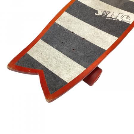 【未使用品】SLIDE サーフスケート SLIDE サーフスケートボード ブラック×ホワイト 要ベアリング