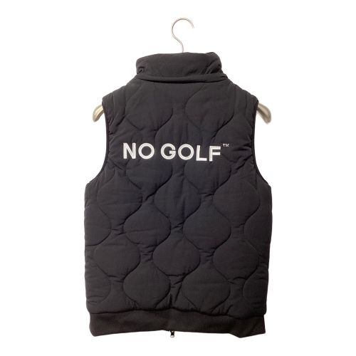 NO COFFEE (ノーコーヒー) ゴルフウェア(トップス) メンズ SIZE M ホワイト×ブラック "NO GOLF" Padded Reversible CLUBHAUS 中綿ベスト