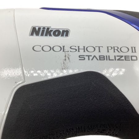 Nikon (ニコン) ゴルフ距離測定器 ホワイト×ブラック ケース