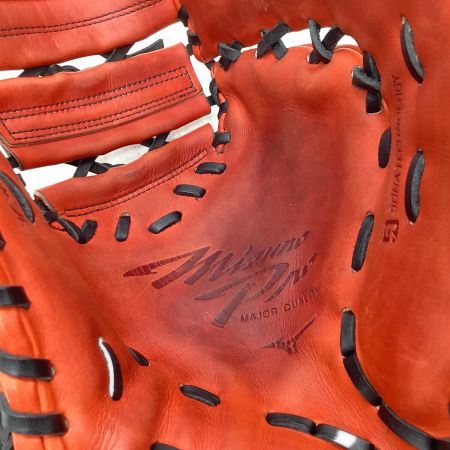 MIZUNO (ミズノ) 軟式グローブ 約30.5cm オレンジ×ブラック グローブ