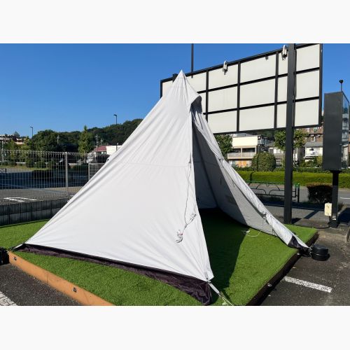 tentmark DESIGNS (テンマクデザイン)× EKAL(エカル)　モノポールテント サーカスTC DX+ アイスグレー 約420×442×280cm 2～4人用 TC素材