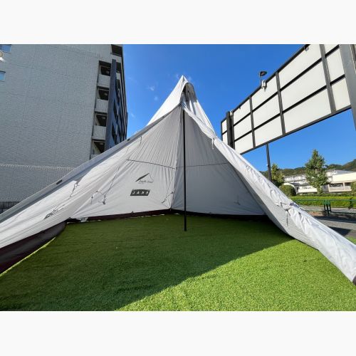 tentmark DESIGNS (テンマクデザイン)× EKAL(エカル)　モノポールテント サーカスTC DX+ アイスグレー 約420×442×280cm 2～4人用 TC素材