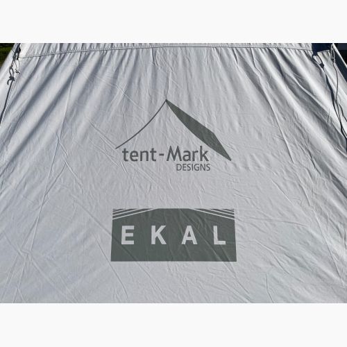 tentmark DESIGNS (テンマクデザイン)× EKAL(エカル)　モノポールテント サーカスTC DX+ アイスグレー 約420×442×280cm 2～4人用 TC素材