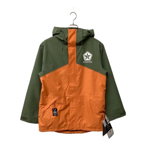 SESSIONS (セッションズ) スノーボードウェア(ジャケット) メンズ SIZE M グリーン×オレンジ SSFW230024 23-24年モデル VITAL JACKET