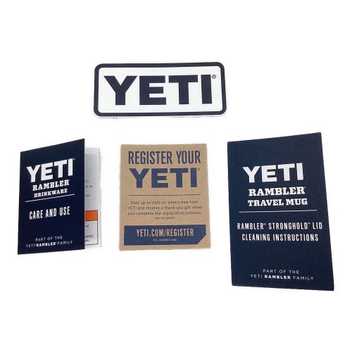 Yeti (イエティ) アウトドア食器 30oz/887ml チャコール ランブラー30oz トラベルマグ