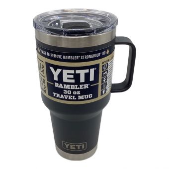 Yeti (イエティ) アウトドア食器 30oz/887ml チャコール ランブラー30oz トラベルマグ