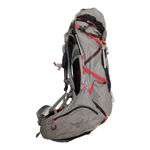 OSPREY (オスプレー) バックパック 70L グレー×レッド イーサープロ70 SIZE L(50～58cm) 50L～(テント泊)