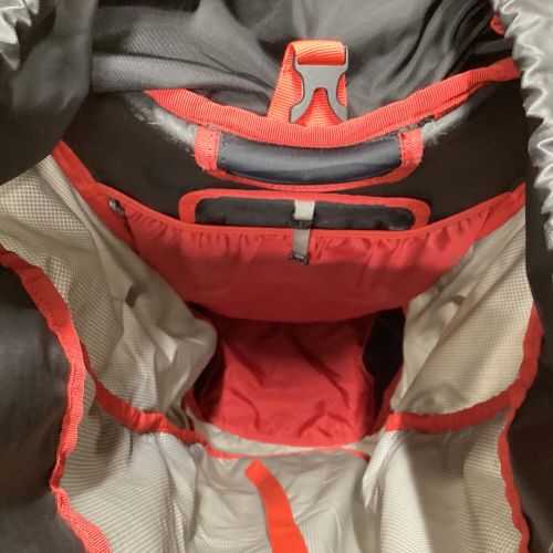 OSPREY (オスプレー) バックパック 70L グレー×レッド イーサープロ70 SIZE L(50～58cm) 50L～(テント泊)