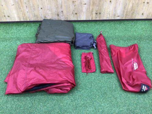 MSR (エムエスアール) ドームテント オリーブ エリクサー3 約324×123×104(h)cm 2～3人用 程度S 程度S スカートなし