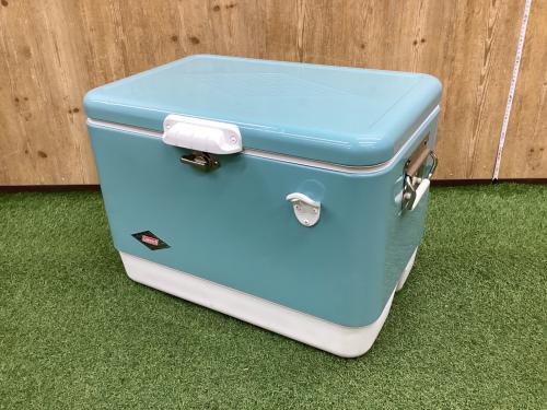Coleman (コールマン) クーラーボックス 54QT(51L) ターコイズ 3000003739 60THアニバーサリー スチールベルトクーラー