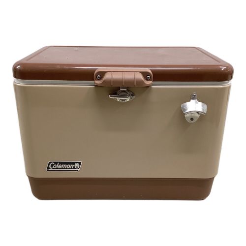 Coleman (コールマン) クーラーボックス 54QT(約51L) バターナッツ スチールベルトクーラー