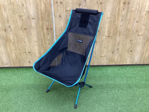 Helinox (ヘリノックス) アウトドアチェア ブラック×ブルー チェアツー