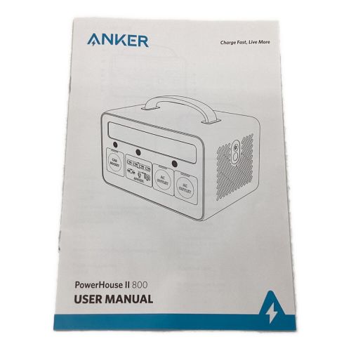 Anker (アンカー) ポータブル電源 通電確認済み PowerHouseⅡ800 777Wh AZVMA60B28200229