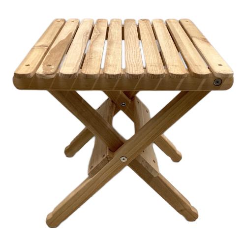 byer (バイヤー) アウトドアテーブル 約40×40cm パンジーンAフォールディングテーブル ウッド