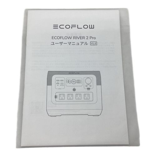 ECOFLOW (エコフロー) ポータブル電源 ZMR620-B-JP RIVER 2 Pro 768Wh 800W