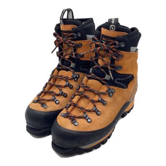 SCARPA (スカルパ) トレッキングシューズ メンズ 約26cm オレンジ×ブラック モンブランGTX 厳冬期用 GORE-TEX