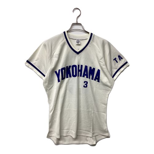 大洋ホエールズ (タイヨウホエールス) 応援グッズ SIZE Free アイボリー YOKOHAMA 復刻限定ユニ ユニフォーム 【3】高木豊 レプリカ