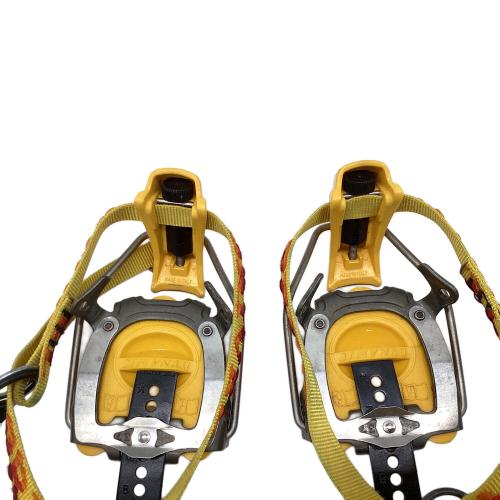 GRIVEL (グリベル) 12本爪アイゼン イエロー×シルバー ワンタッチ式 クロモリ